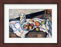 Framed Still Life of Peaches and Pears