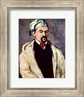 Framed Portrait of a Man in a Blue Cap