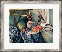 Framed Still Life with Pitcher and Aubergines