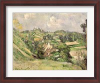 Framed Auvers-sur-Oise, seen from the Val Harme
