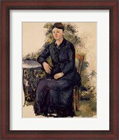 Framed Madame Cezanne in the Garden
