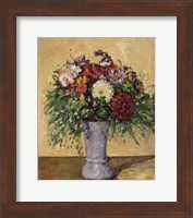 Framed Bouquet of Flowers in a Vase, c.1877