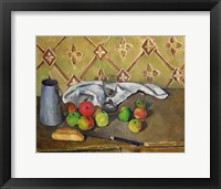 Framed Fruit, Serviette and Milk Jug, c.1879-82