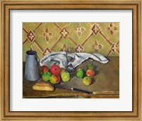 Framed Fruit, Serviette and Milk Jug, c.1879-82