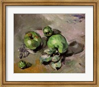 Framed Green Apples