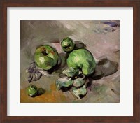 Framed Green Apples
