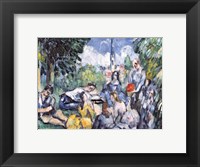 Framed Dejeuner sur l'herbe, 1876-77