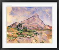 Framed Mont Sainte-Victoire, 1897-98
