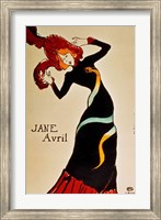 Framed Jane Avril
