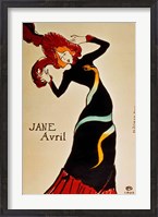 Framed Jane Avril