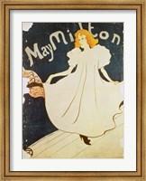 Framed May Milton, France, 1895