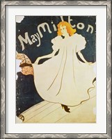 Framed May Milton, France, 1895