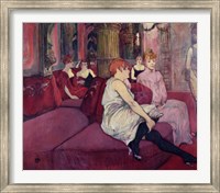 Framed In the Salon at the Rue des Moulins, 1894