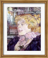 Framed English Girl from 'The Star' at Le Havre, 1899