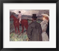 Framed At the Racecourse, 1899