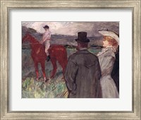 Framed At the Racecourse, 1899