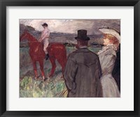 Framed At the Racecourse, 1899