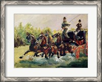 Framed Alphonse de Toulouse-Lautrec-Monfa