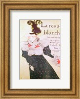 Framed Poster advertising 'La Revue Blanche', 1895