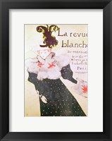 Framed Poster advertising 'La Revue Blanche', 1895