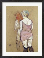 Framed Two Semi-Nude Women at the Maison de la Rue des Moulins, 1894