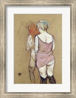 Framed Two Semi-Nude Women at the Maison de la Rue des Moulins, 1894