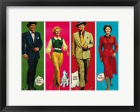 Framed Guys and Dolls Characters