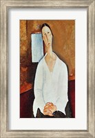 Framed Madame Zborowska with Clasped Hands, c.1917