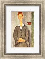 Framed Young boy with red hair, 1906