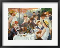 Framed Luncheon of the Boating Party, 1881