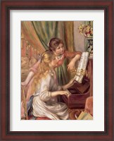 Framed Young Girls at the Piano, 1892