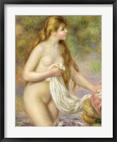 Framed Bather with long hair, c.1895