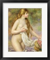 Framed Bather with long hair, c.1895