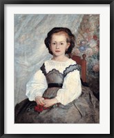 Framed Portrait of Mademoiselle Romaine Lacaux, 1864