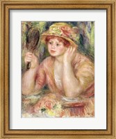 Framed Woman with a Mirror, c.1915