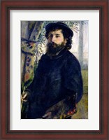 Framed Portrait of Claude Monet