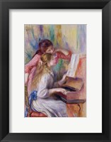 Framed Young Girls at the Piano