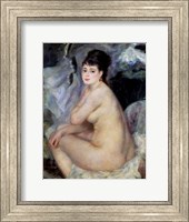 Framed Nude Seated on a Sofa, 1876