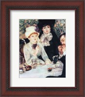 Framed End of Luncheon, 1879