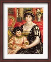 Framed Madame Josse Bernheim-Jeune and her Son Henry, 1910