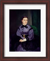 Framed Portrait of Mademoiselle Sicot, 1865