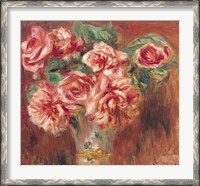 Framed Roses in a Vase, c.1890