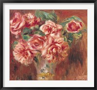 Framed Roses in a Vase, c.1890