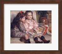 Framed Children of Martial Caillebotte, 1895