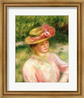 Framed Straw Hat, 1895