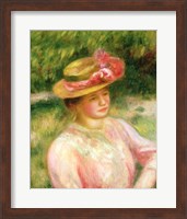 Framed Straw Hat, 1895
