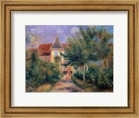 Framed Renoir's house at Essoyes, 1906