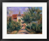 Framed Renoir's house at Essoyes, 1906