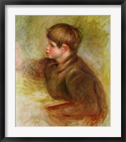 Framed Portrait of Coco painting, c.1910-12