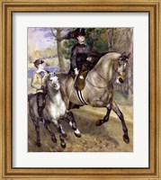 Framed Horsewoman in the Bois de Boulogne, 1873